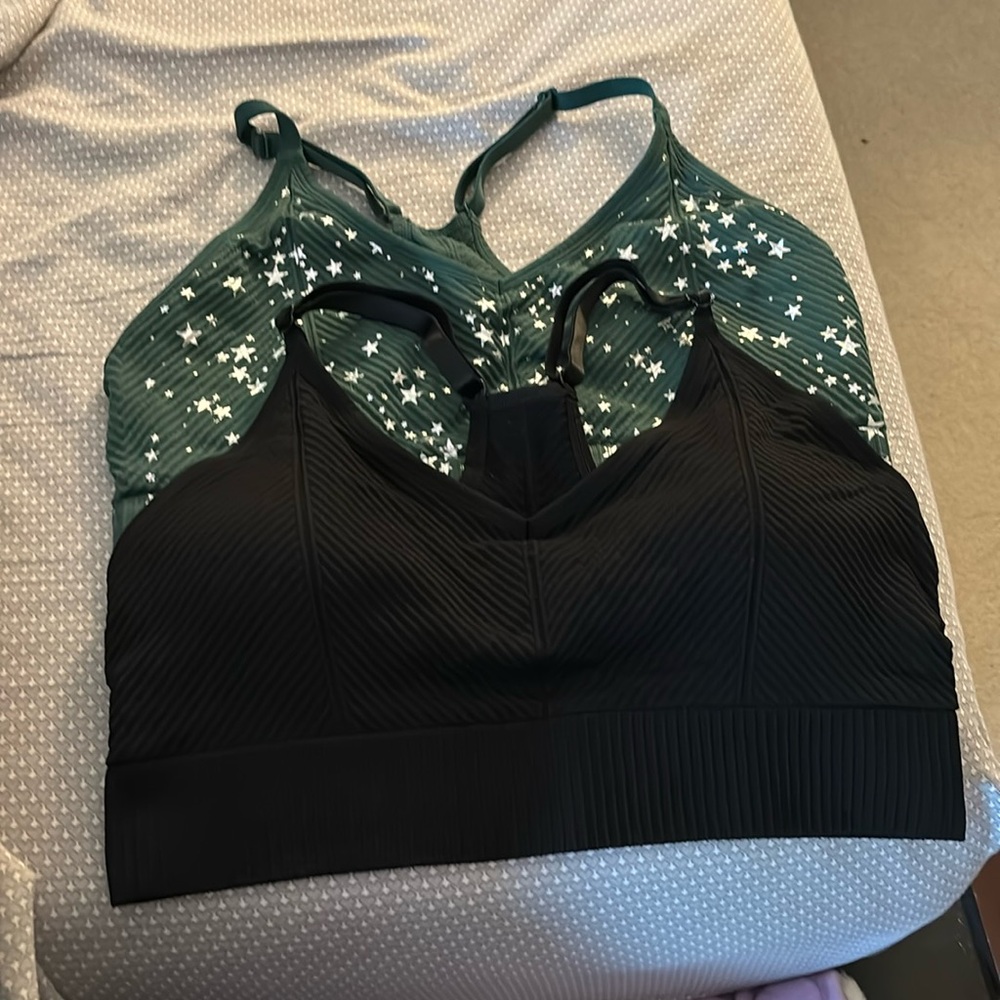 Bralettes/sports bra from Victoria secret. Still has tag on one of them.